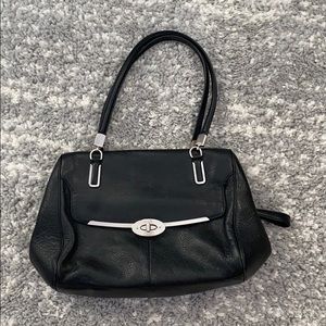 COACH MADISON LEATHER MADELINE EAST-WEST SATCHEL